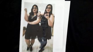 Cum tribute to two fat goths