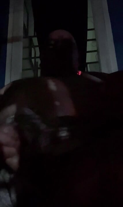 Wanking in the dark