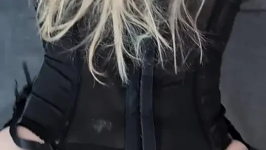 Fucking Slut Blonde Until I Cum Inside Her Pussy