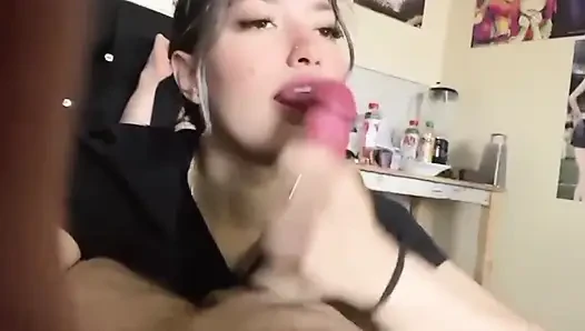 My Wife's Stepdaughter Sucks My Cock Until I Cum When Her Stepmother Leaves Home for Work!