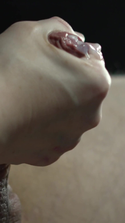 Jerk off and suck a friend's uncut cock | Clip 1