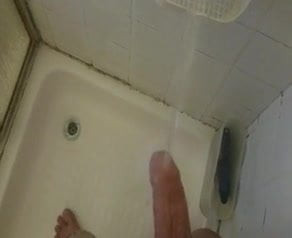 Shower, hands free cum.