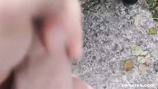 POV redhead street hooker gets fucked from the back