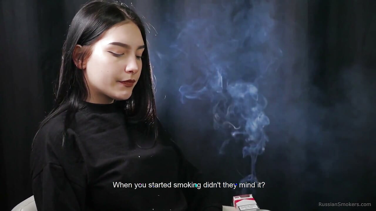 Young Brunette Smoker Interview - Calm Voice, Deep Inhales, Honest Addiction Talk