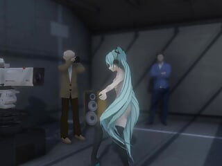 Miku - sessão de dança e foto privada, totalmente nua