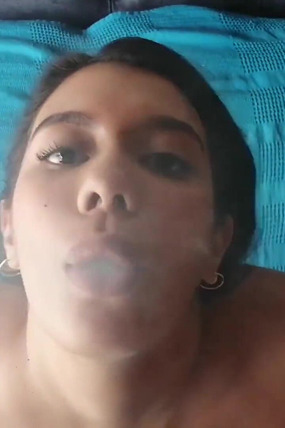 Smoking Blowjob. Facial Cumshot