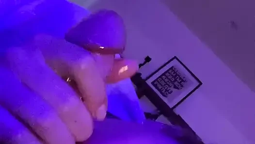 Cozy home blow job on a cold autumn evening