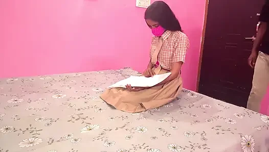 A Student Studying in Her Room Sucked My Cock and Got Fucked in Hardcore Doggy Style