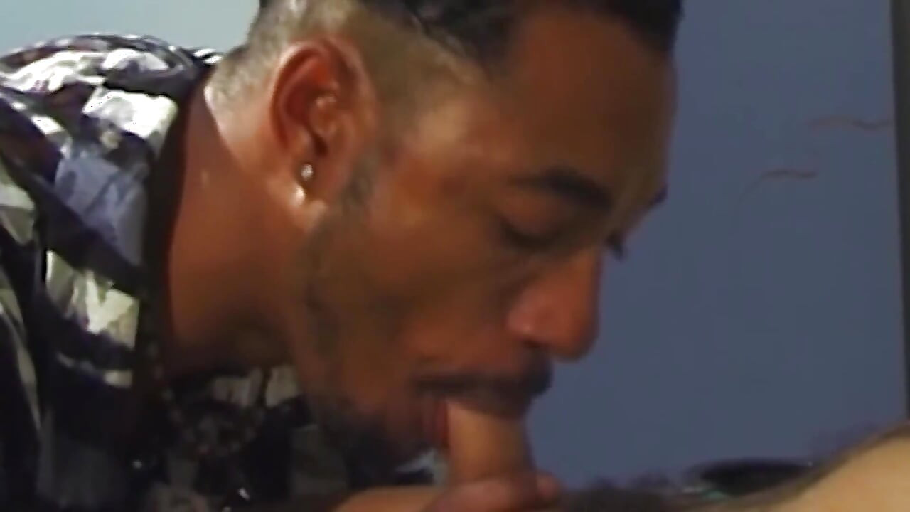 Black Gay Fest Scene 3: a Trio of Muscular Black Men From the Neighborhood Fuck and Cum Together