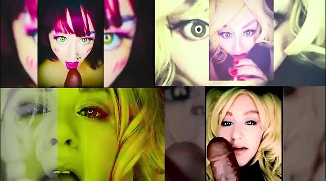 Goddess Lana Hot Sensual Dildo Sucking Compilation 1