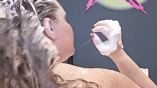 Ashley Turns Her Bath Hair Wash Into Toy Play
