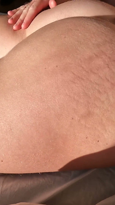 Teen body massage, big ass closeup oil massage | Clip 1