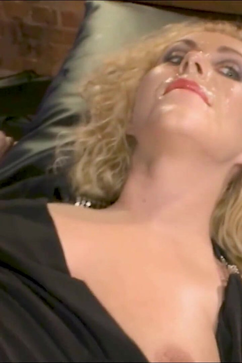 Blonde Slut Gets Fucked Hard and Facialed in Ggg Gangbang
