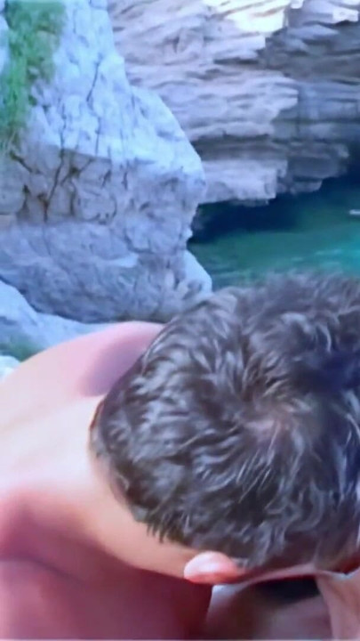 Unforgettable moment from "Busty brunette fucked in the ass on the rocks"
