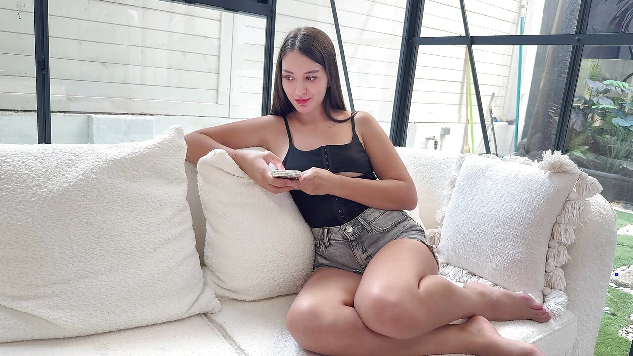 Step Sister Gets Horny By Risky Sex - Almost Caught! I Rough Fuck My Pervert Step Sis And Cum Inside