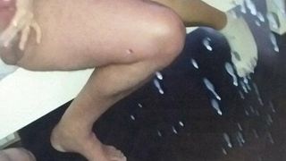 MEGA CUMshot with my girl front mirror