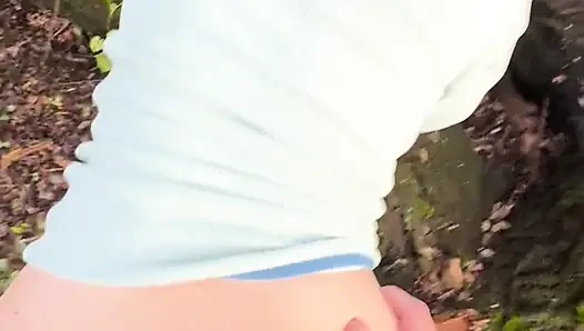 Fucking in forest - 18yo have Sex in the woods