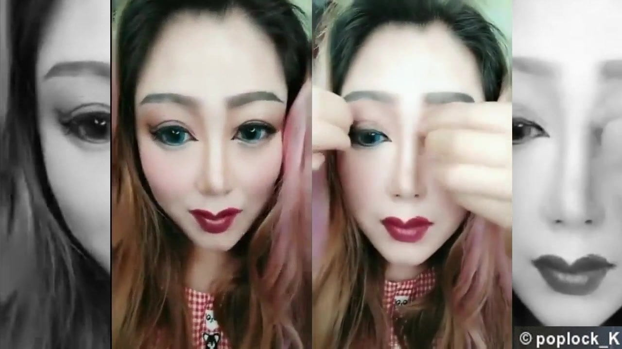 makeup vs no makeup