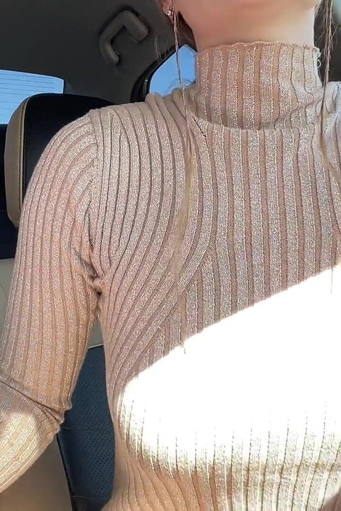 Step Sister Masturbates Wet Pussy in the Front Seat of the Car