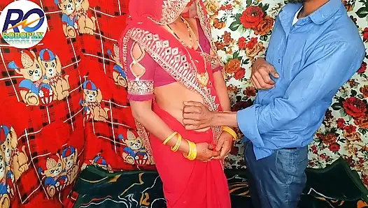 Seks dengan adik tiri ibu tiri, mengangkat kain sari merah dan diam-diam pergi ke desa untuk pernikahan dengan saudara tiri