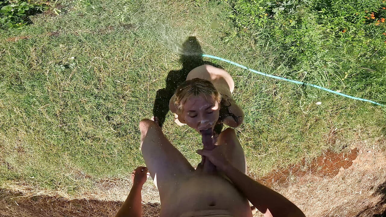 POV: You Fucked Me in the Garden & Got Soaked by Hose