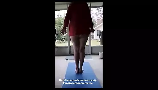 Doing Some Yoga and My Clothes Fall off! Like, Comment, Follow and Subscribe Please!