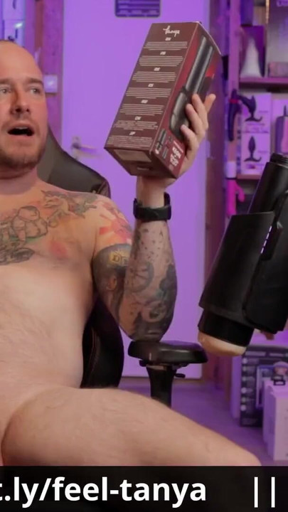 Iconic moment from "Testing the new Tanya Tate stroker with my immersive interactive VR virtual sex contraption"