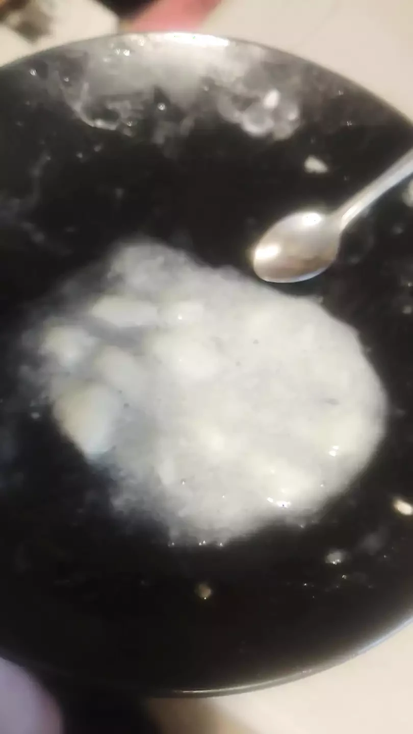 Vortice di sperma e degustazione