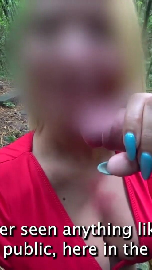 FOREST ADVENTURE pt1: Dick Flash out of control "I won't let go until you cum!" | Clip 3