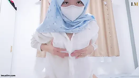 Pov: cowok berhijab nakal ini minta kamu merekam videonya yang nakal
