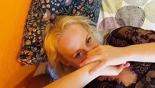 Beautiful Blonde Mature Wife Enjoys Sex
