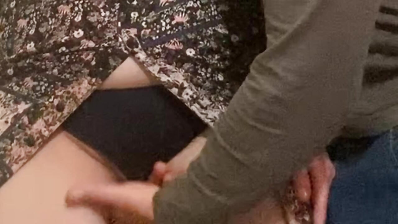 Dirty Fetish in City Subway. Fingering Fussy