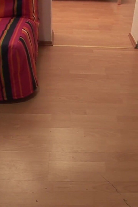 18yo german teen playing with her pussy on the couch
