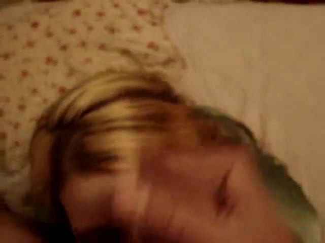 Blonde BBW Facialized - POV