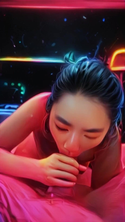 Real Life Anime GF Sucks BWC - POV Blowjob med Oral Creampie | Klip 1