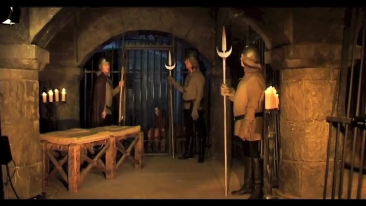 The Guard Fucks the Beautiful Prisoner in the Ass