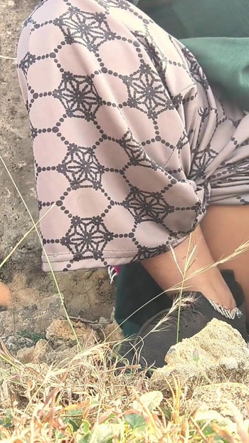 Unforgettable moment from "Indian village girl fucked hard outdoor By his Boyfriend"