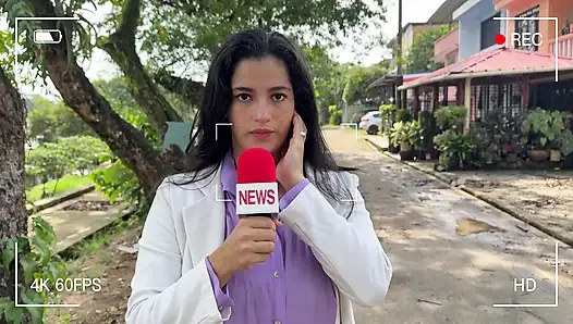 Сексуальный репортёр получает жёсткий секс ради сенсации!
