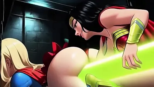 Supergirl Gets Tied Up And Penetrated!