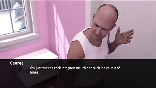 Orta yaşlı seksi kadın #1: Julie George'a oral seks yaptı