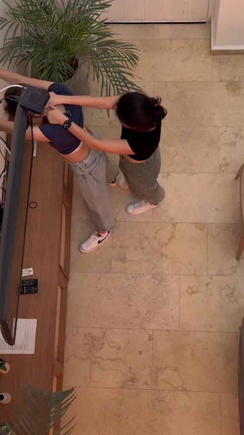 Two hot lesbians caught on camera | Clip 1