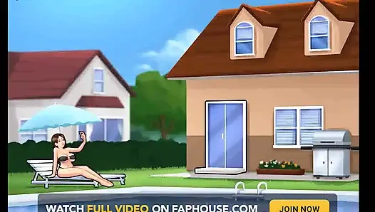 Kisah musim panas: saudara tiri pantat seksi di tepi kolam renang ep 121