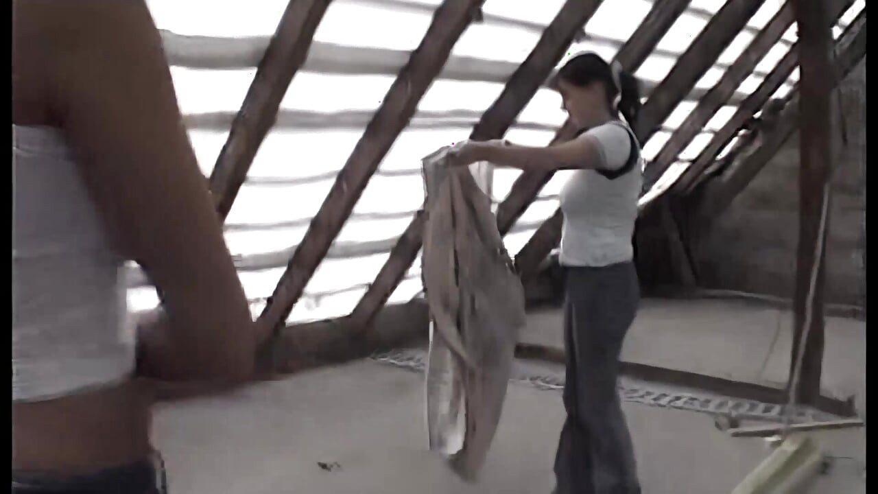 Two Lesbians Having Fun on the Construction Site