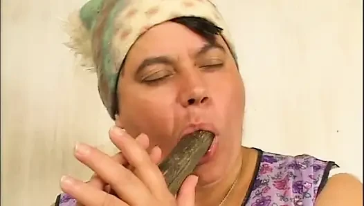 Fat farmer woman banged in a barn by a horny guy