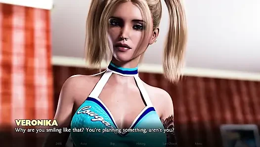 Timestamps: Lost Love 53 - Blonde College Cheerleader Flashes Her Tits Before Going to Practice