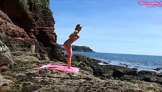 Outdoor Bondage Dream - Bound, Gagged & Climaxing on the Beach