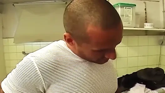 Blindfolded Maid Gets Piss Drenched and Ass Fingered Deep