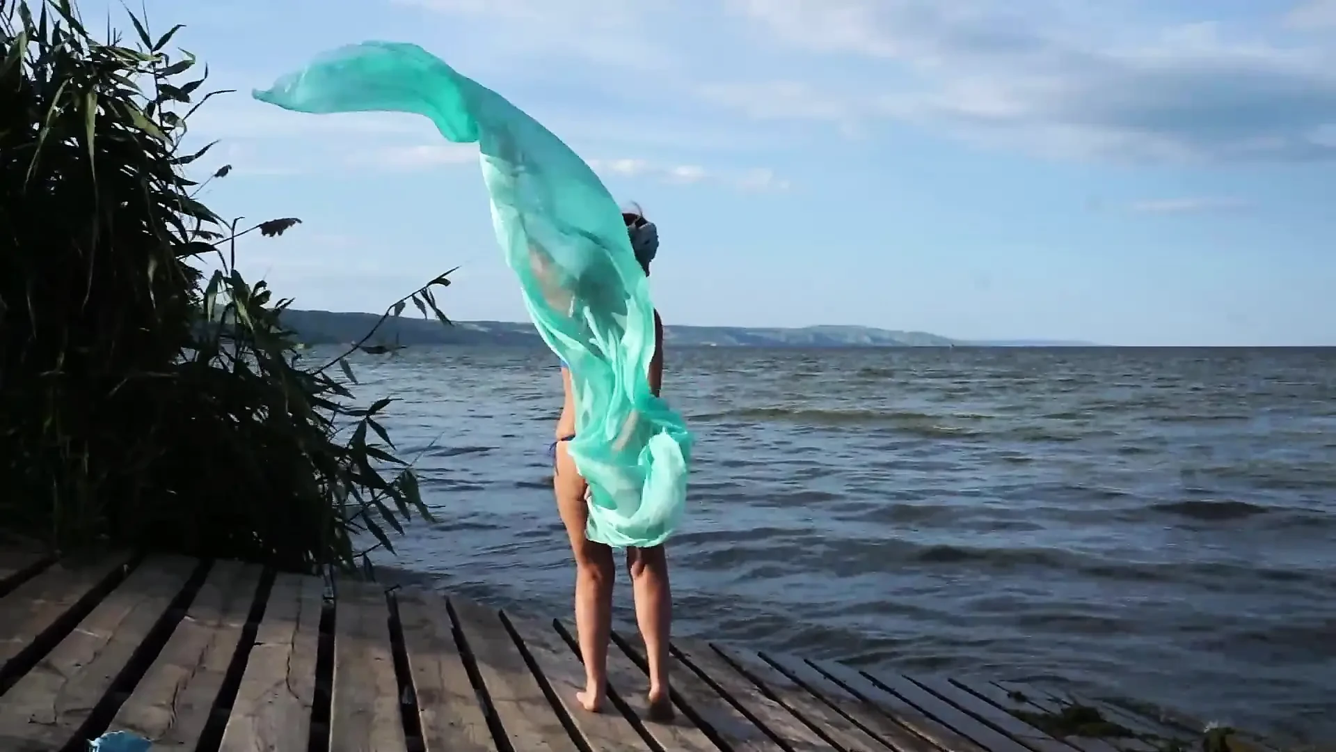 On wind on beach