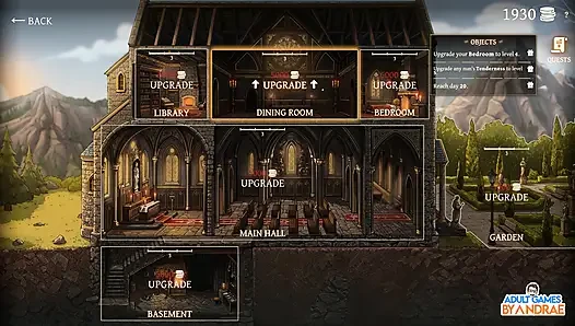 Sisters in Sin Gameplay Part 12 – Lust Performs the Sexual Ritual with Esther in the Library