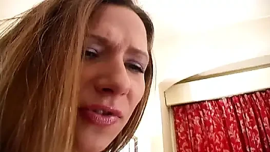 Gets Fucked by Her Friend with a Fake Cock